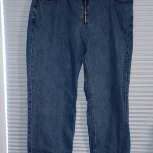 Abercrombie & Fitch High Rise Loose Blue Jeans